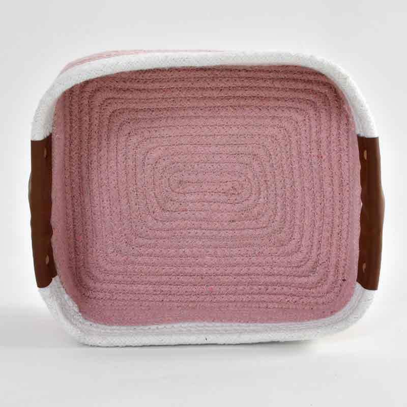 Buy Solid Ecstasy Basket - Pink Storage Basket from Vaaree