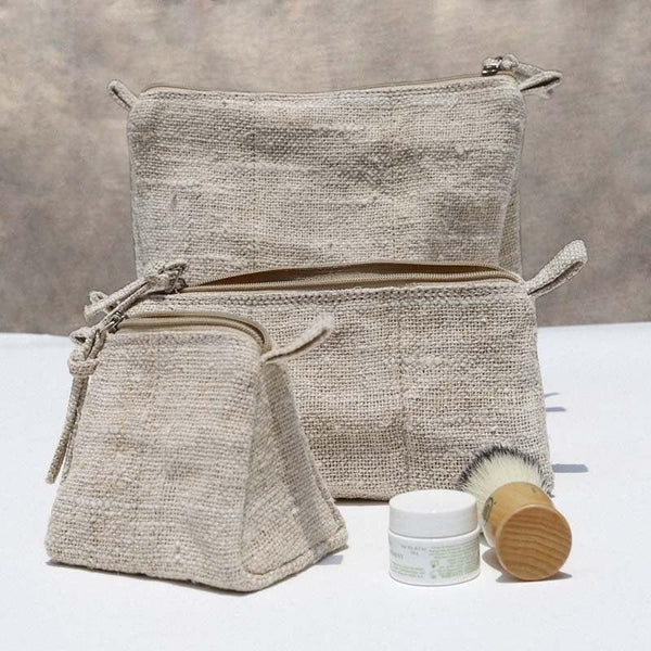 Buy Trikaya Hemp Pouches - Set Of Three Storage Pouch from Vaaree