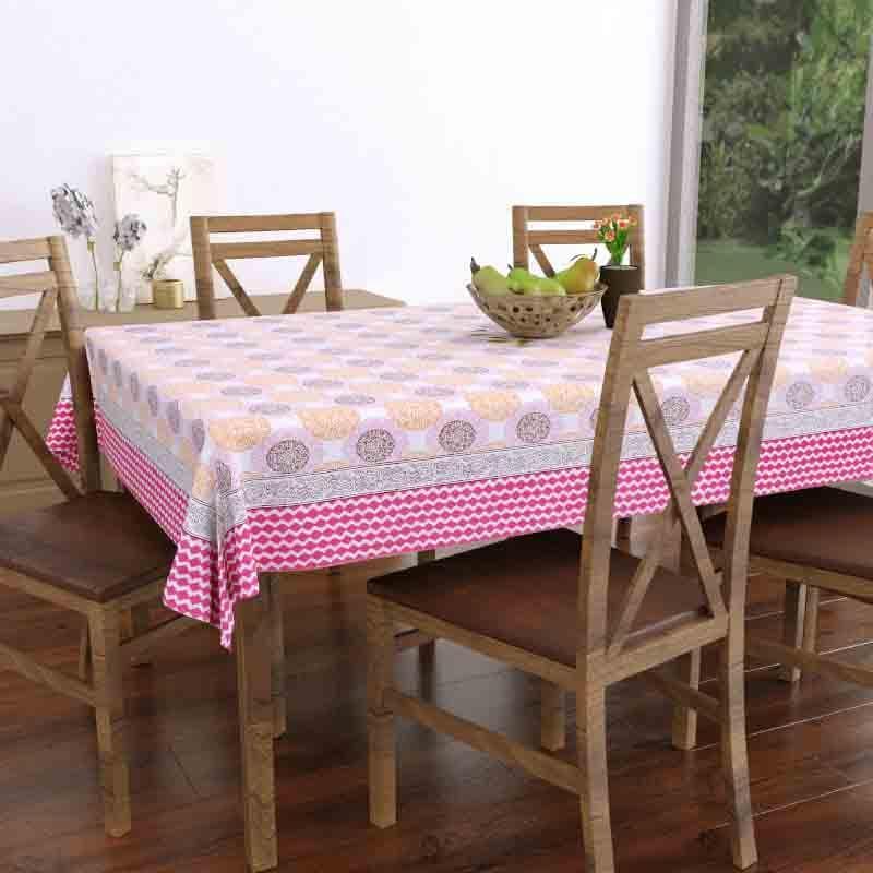 Buy Chakri Table Cover - Pink Table Cover from Vaaree