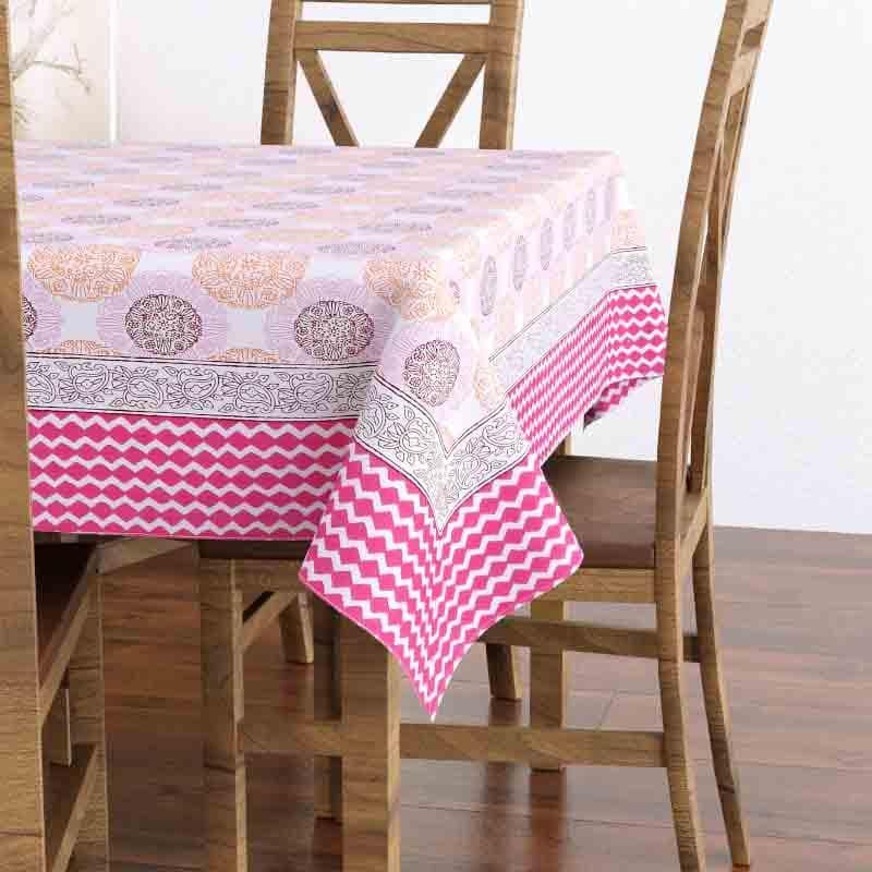 Buy Chakri Table Cover - Pink Table Cover from Vaaree