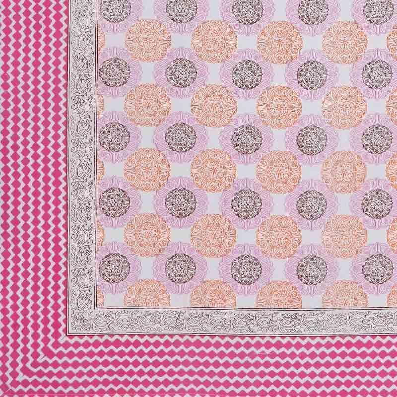 Buy Chakri Table Cover - Pink Table Cover from Vaaree