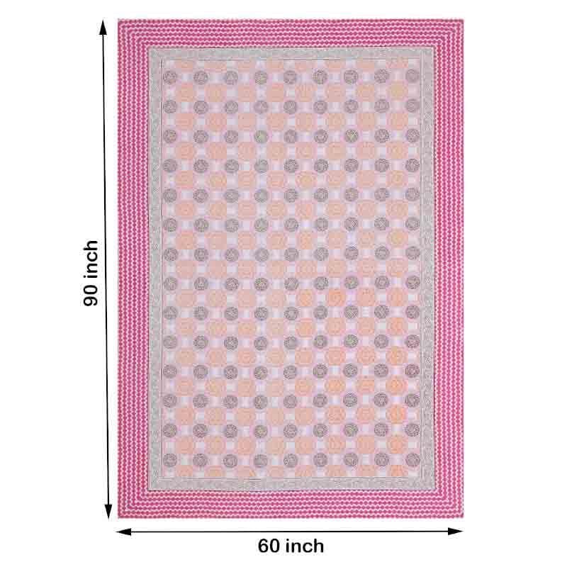 Buy Chakri Table Cover - Pink Table Cover from Vaaree