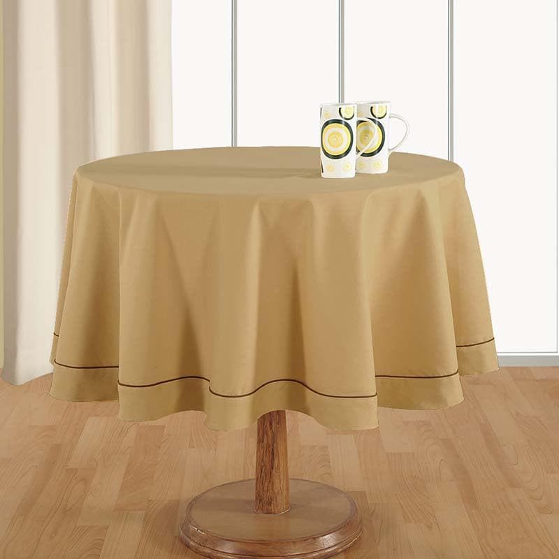 Buy Glorious Beige Round Table Cover Table Cover from Vaaree