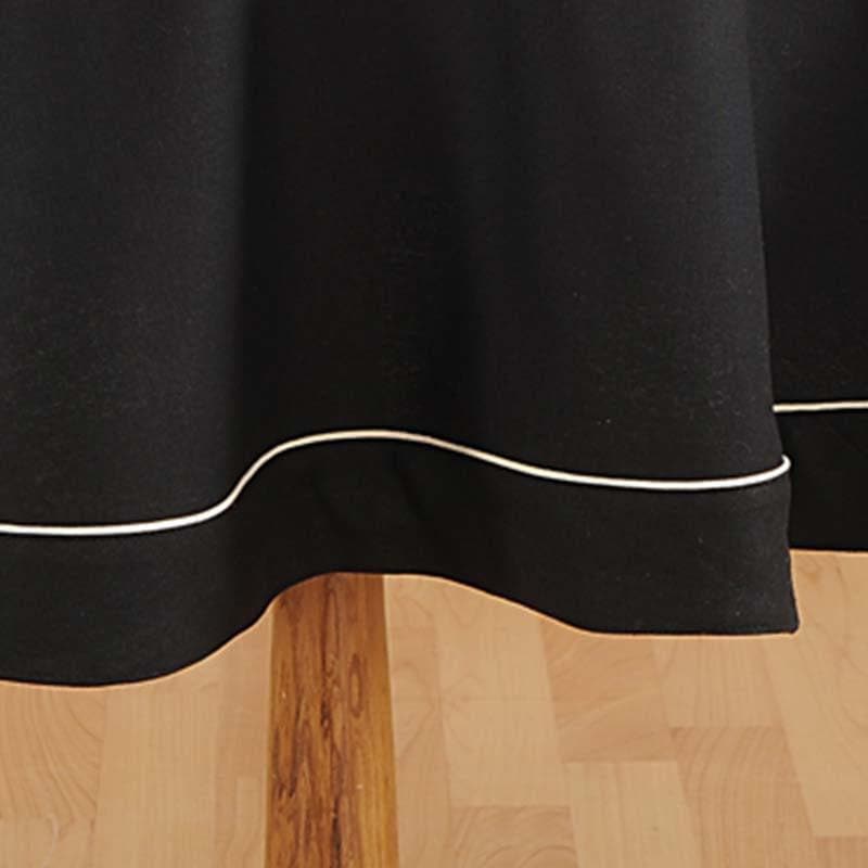 Table Cover - Glorious Black Round Table Cover