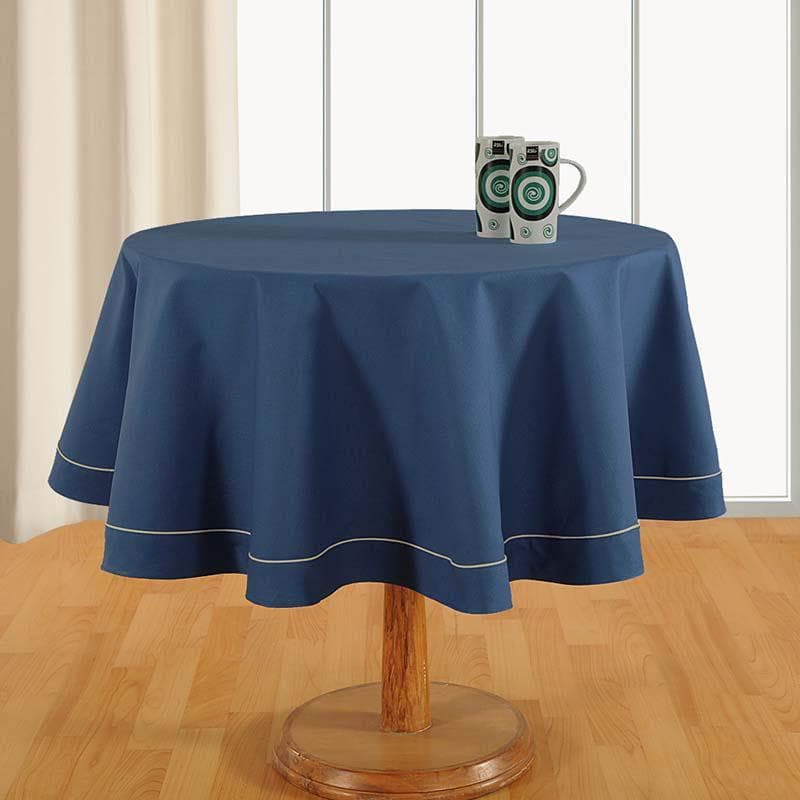 Buy Glorious Blue Round Table Cover Table Cover from Vaaree