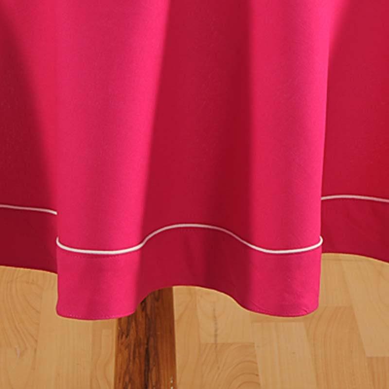 Buy Glorious Dark Pink Round Table Cover Table Cover from Vaaree