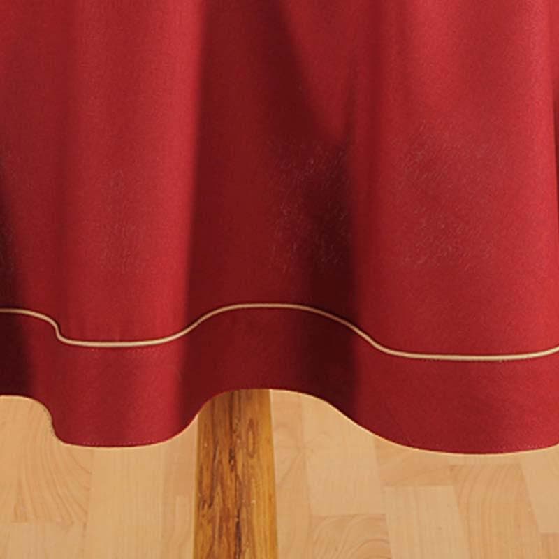 Table Cover - Glorious Maroon Round Table Cover