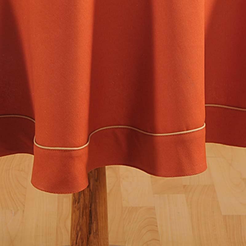 Buy Glorious Orange Round Table Cover Table Cover from Vaaree