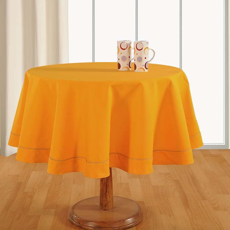 Buy Glorious Yellow Round Table Cover Table Cover from Vaaree