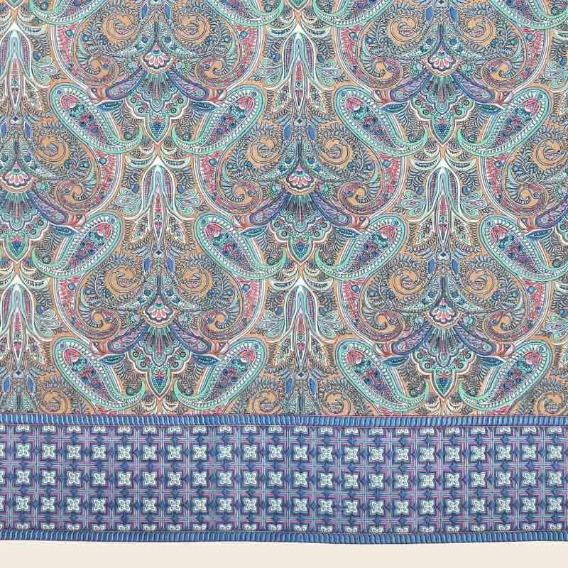 Buy Kaleidoscopic Paisleys Table Cover - Blue Table Cover from Vaaree