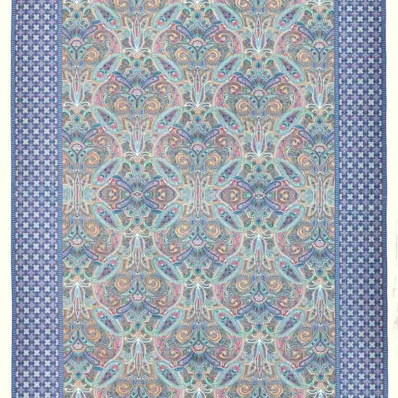 Buy Kaleidoscopic Paisleys Table Cover - Blue Table Cover from Vaaree