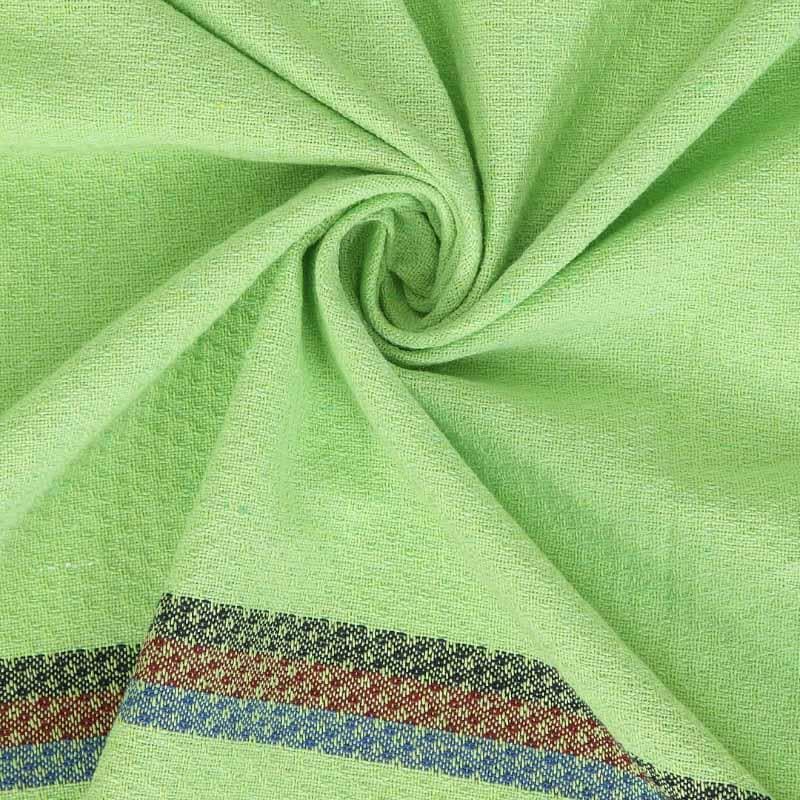 Buy Madras Stripes Border Table Cover - Light Green Table Cover from Vaaree