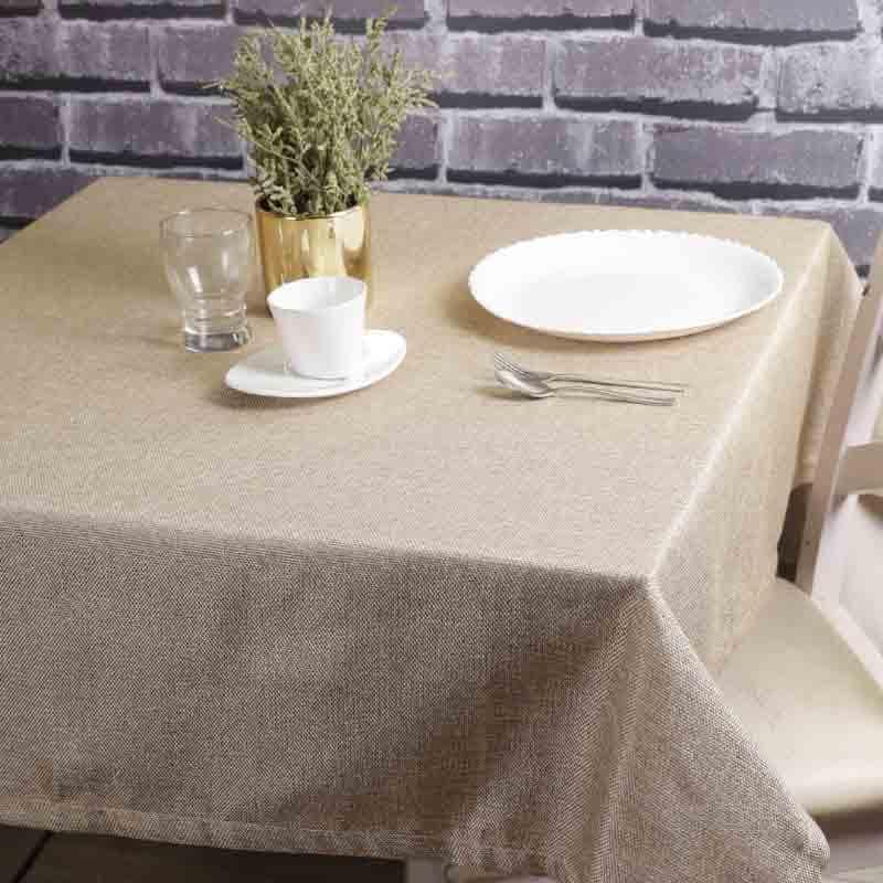 Buy Mezzo Table Cover- Beige Table Cover from Vaaree