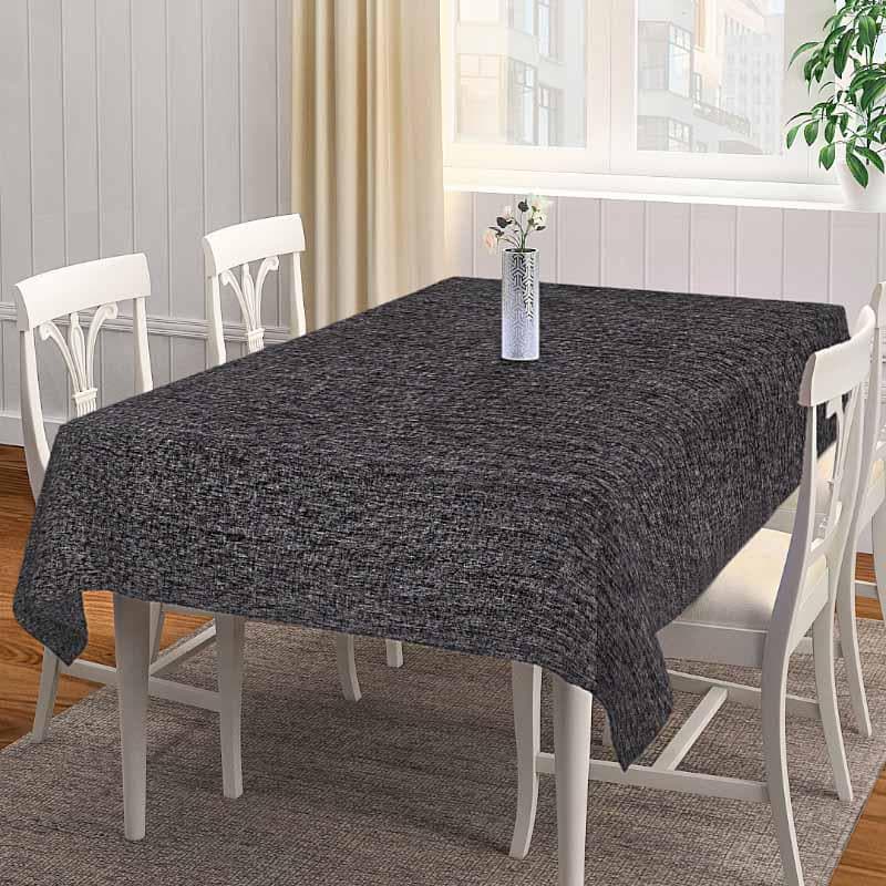 Buy Monochromatic Melange Table Cover - Black Table Cover from Vaaree