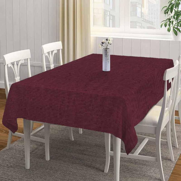 Buy Monochromatic Table Cover - Maroon Table Cover from Vaaree