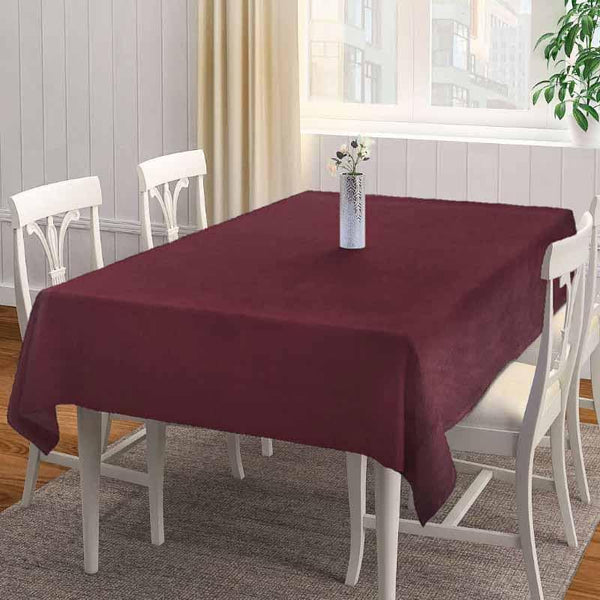 Buy Neo Calla Table Cover - Maroon Table Cover from Vaaree