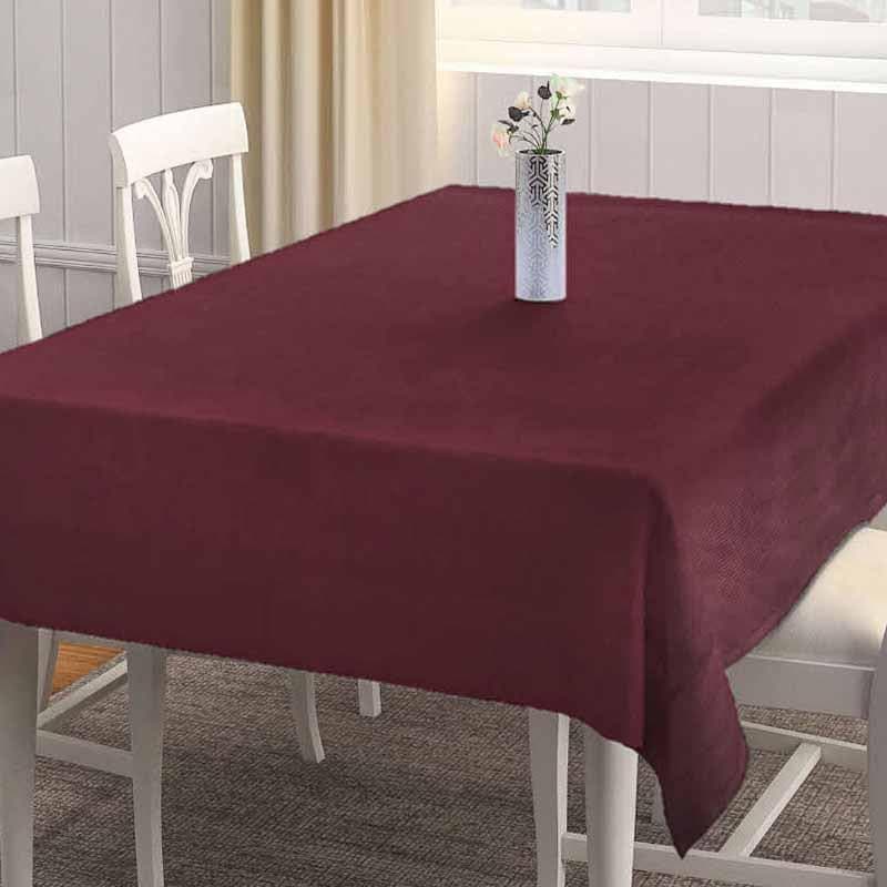 Buy Neo Calla Table Cover - Maroon Table Cover from Vaaree