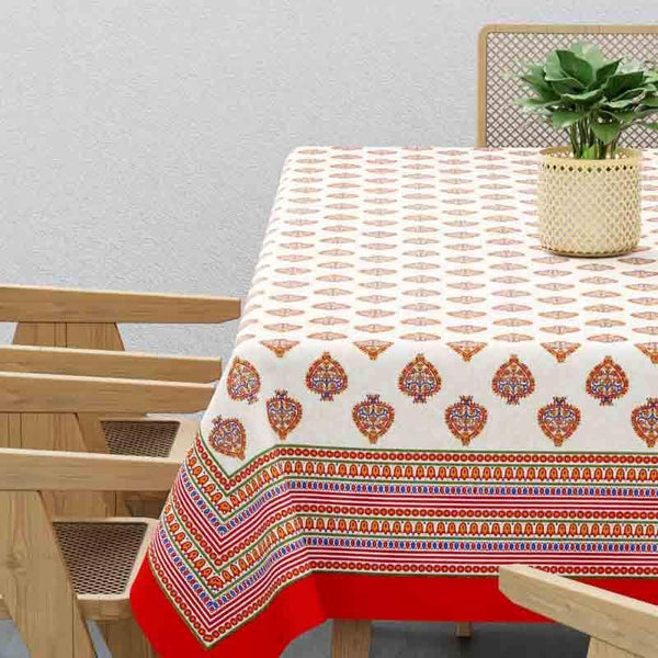 Buy Spade Butta Table Cover - Red Table Cover from Vaaree