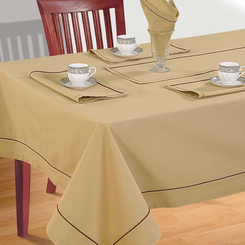 Buy Splash of Beige Table Cover Table Cover from Vaaree