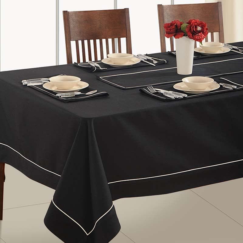 Buy Splash of Black Table Cover Table Cover from Vaaree