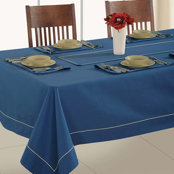 Table Cover - Splash of Dark-Blue Table Cover
