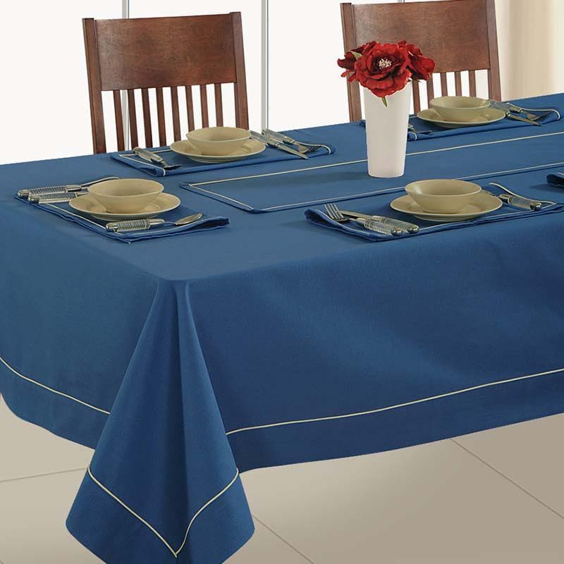 Buy Splash of Dark-Blue Table Cover Table Cover from Vaaree