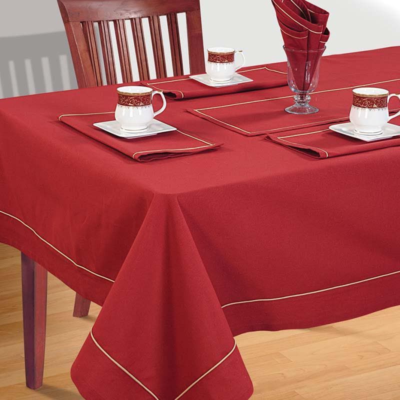 Buy Splash of Red Table Cover Table Cover from Vaaree