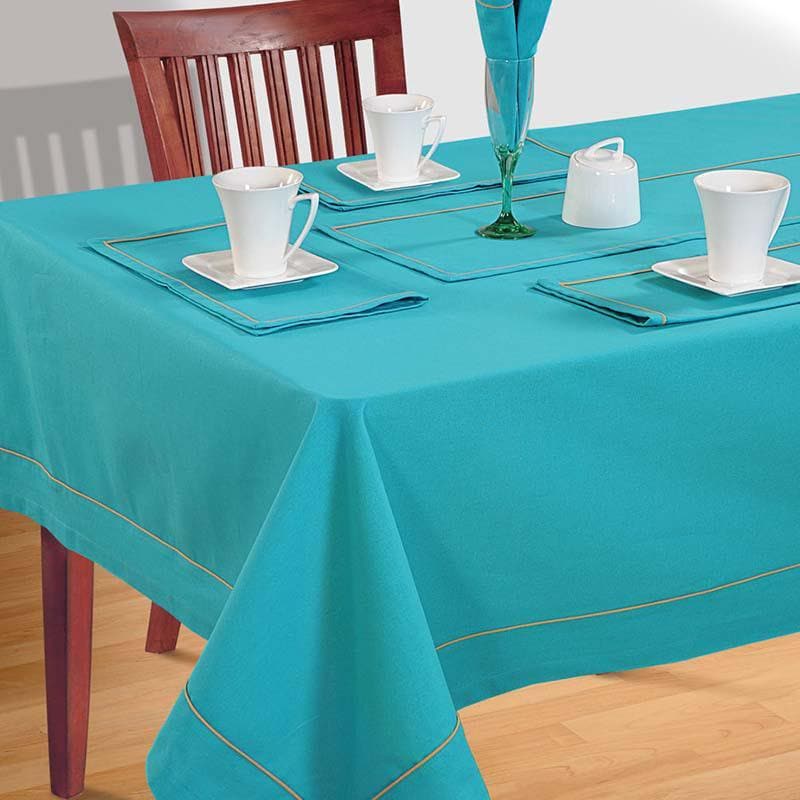 Buy Splash of Sky-Blue Table Cover Table Cover from Vaaree