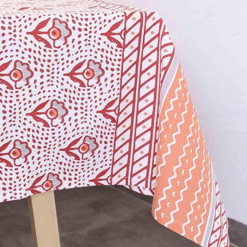 Buy Sarovar Table Cover - Red Table Cover from Vaaree