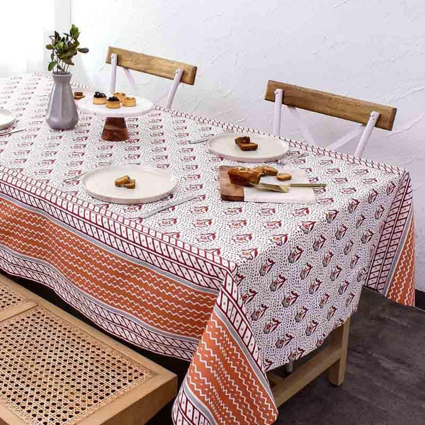 Table Cover - Sarovar Table Cover - Red