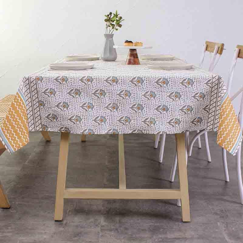 Buy Sarovar Table Cover - Beige Table Cover from Vaaree