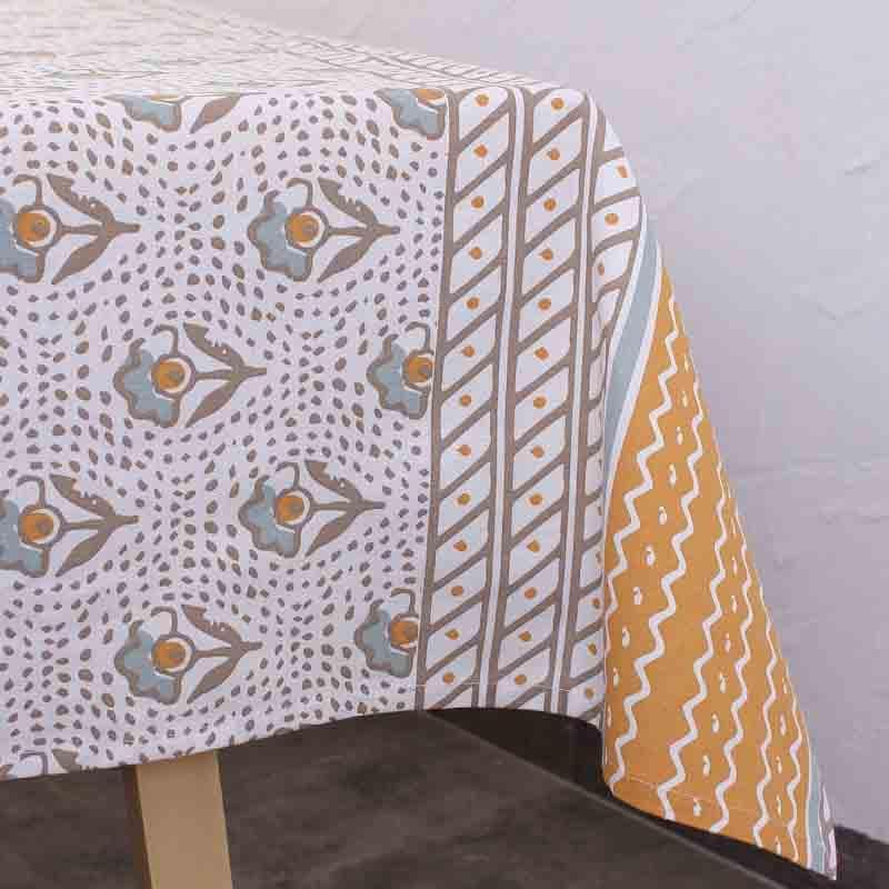 Buy Sarovar Table Cover - Beige Table Cover from Vaaree