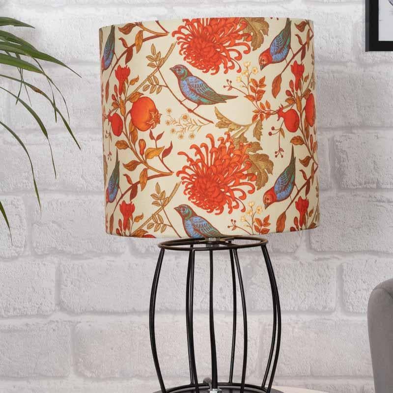 Table Lamp - Amber Black Table Lamp