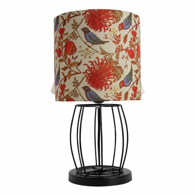 Table Lamp - Amber Black Table Lamp