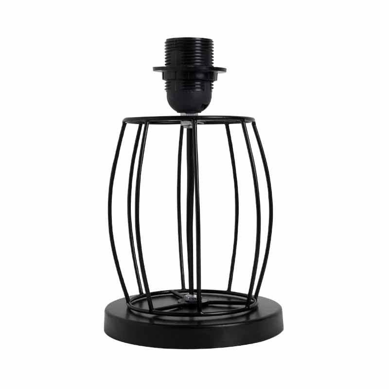 Table Lamp - Amber Black Table Lamp