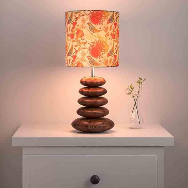 Buy Table Lamp - Amber Bubble Table Lamp at Vaaree online
