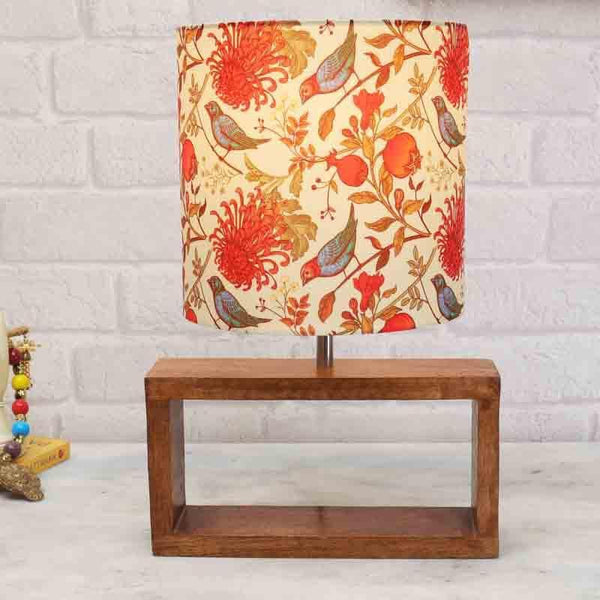 Table Lamp - Amber Rectangle Table Lamp