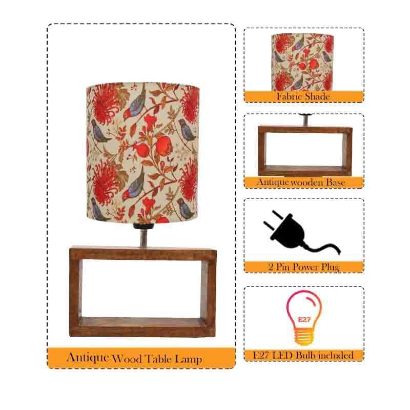 Buy Table Lamp - Amber Rectangle Table Lamp at Vaaree online