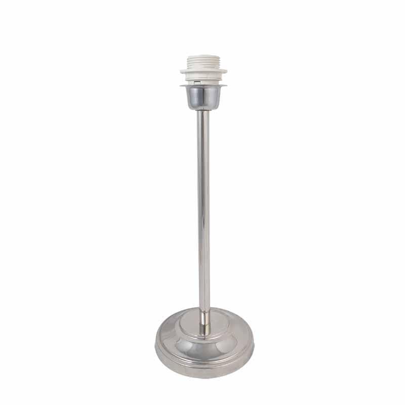 Table Lamp - Amber Silver Table Lamp