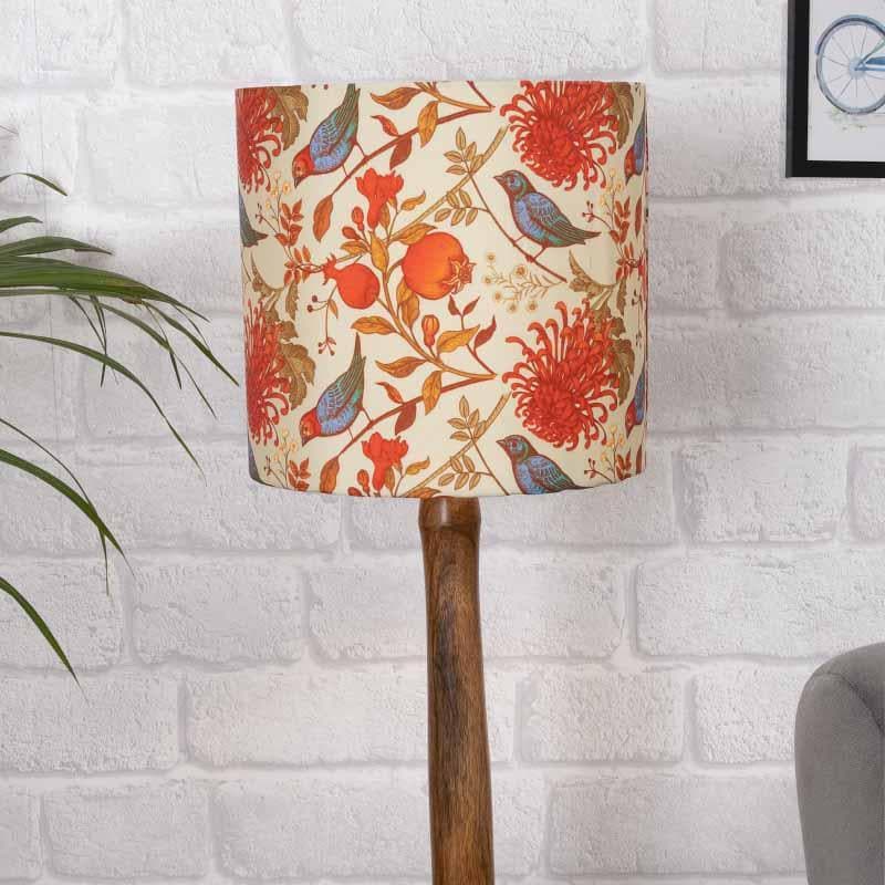 Table Lamp - Amber Wood Table Lamp