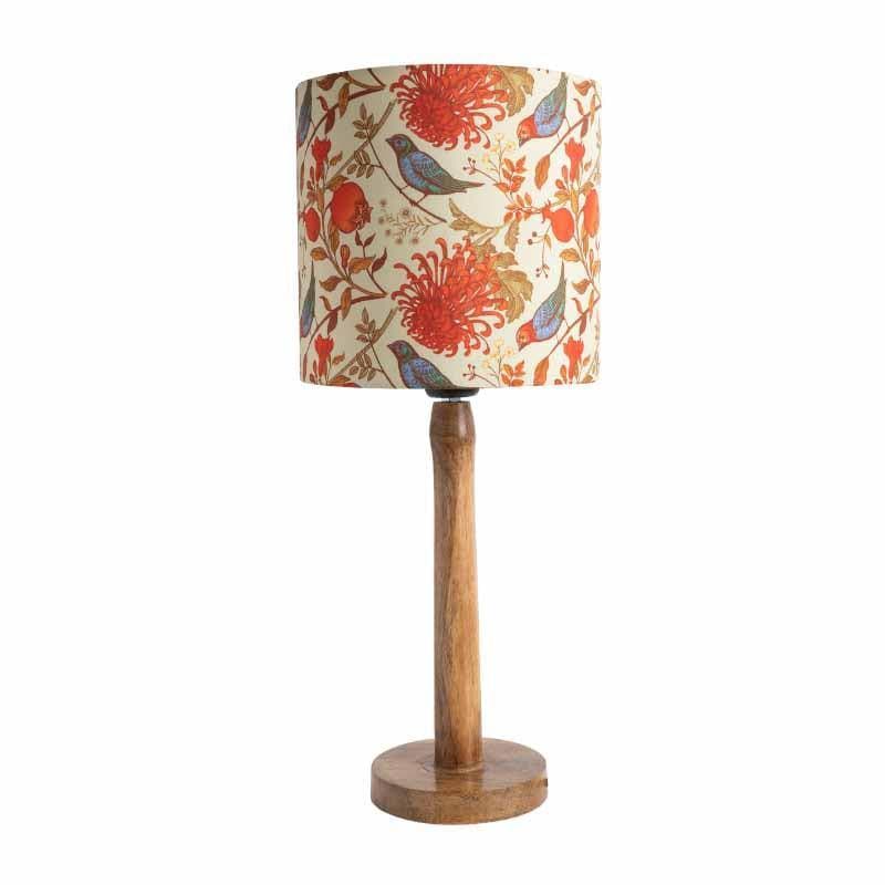 Table Lamp - Amber Wood Table Lamp