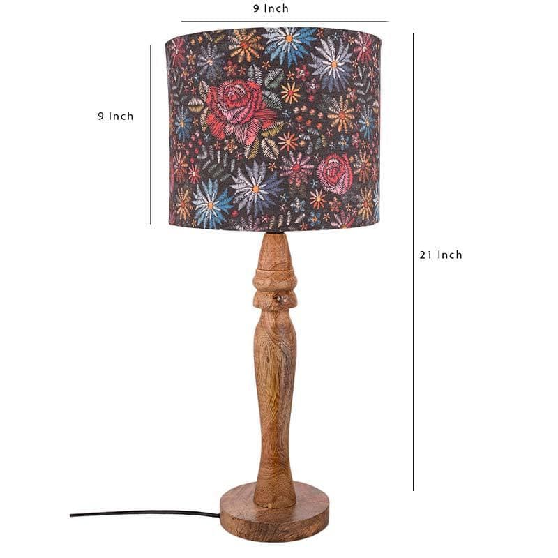 Buy Black Bloom Lamp Table Lamp from Vaaree