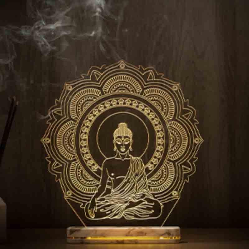 Buy Blissfully Buddha Lamp Table Lamp from Vaaree