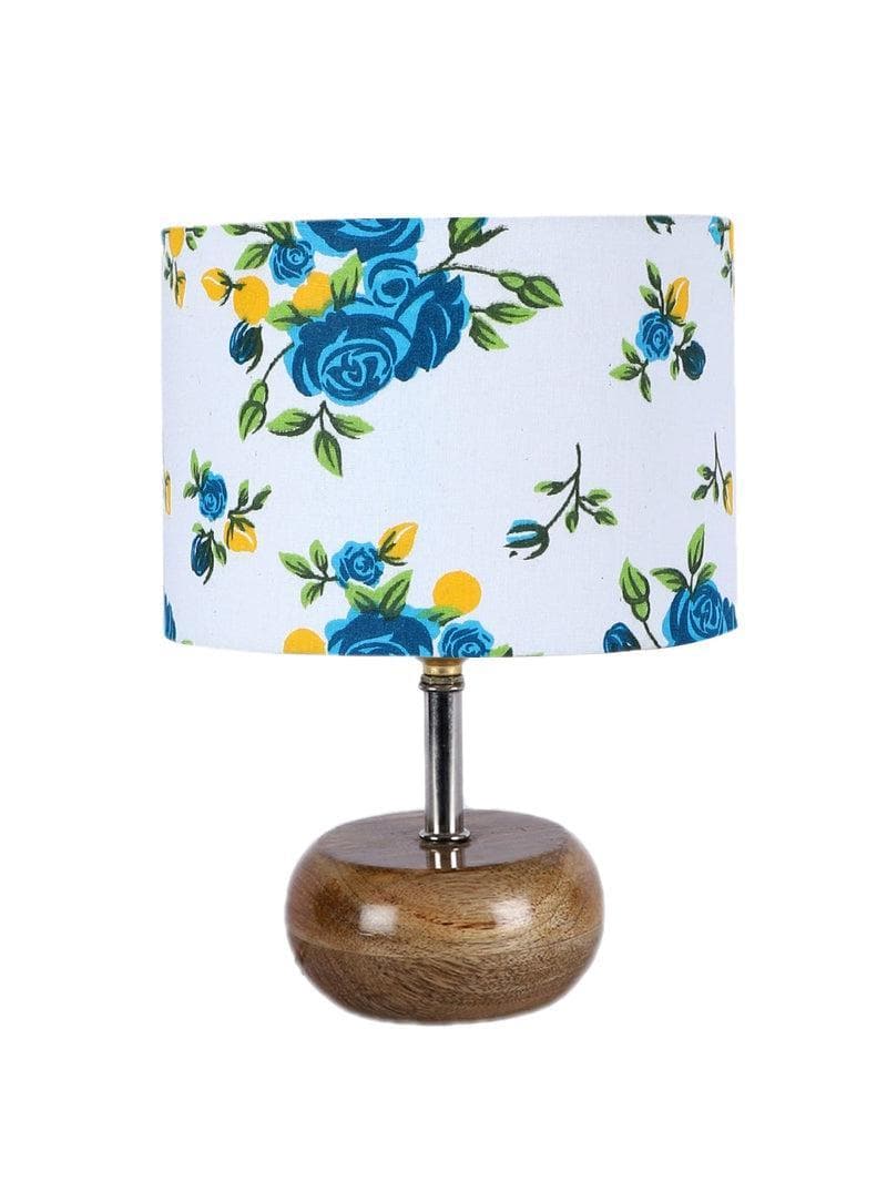 Buy Blue Floral Table Lamp Table Lamp from Vaaree