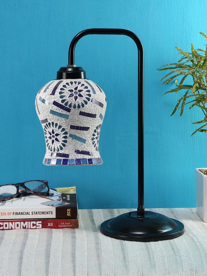 Table Lamp - Blue Mosaic Arch Table Lamp