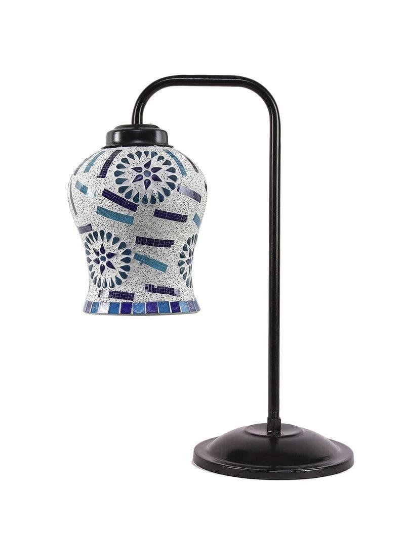 Buy Blue Mosaic Arch Table Lamp Table Lamp from Vaaree