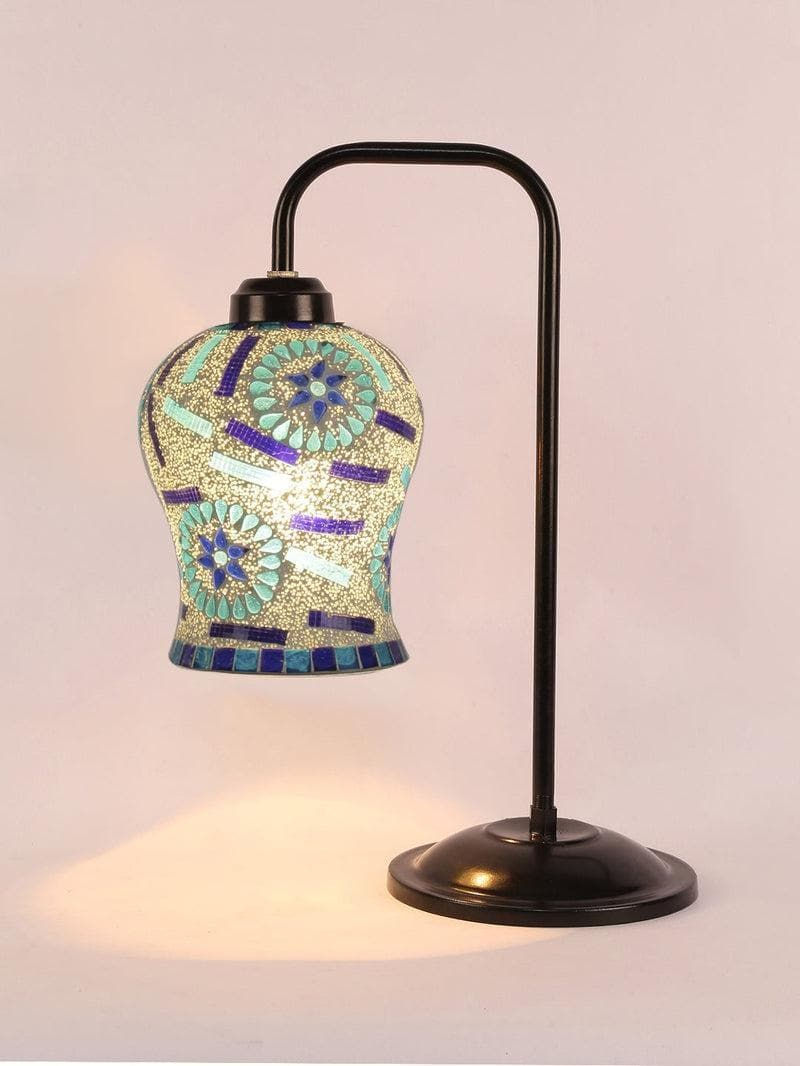 Buy Blue Mosaic Arch Table Lamp Table Lamp from Vaaree