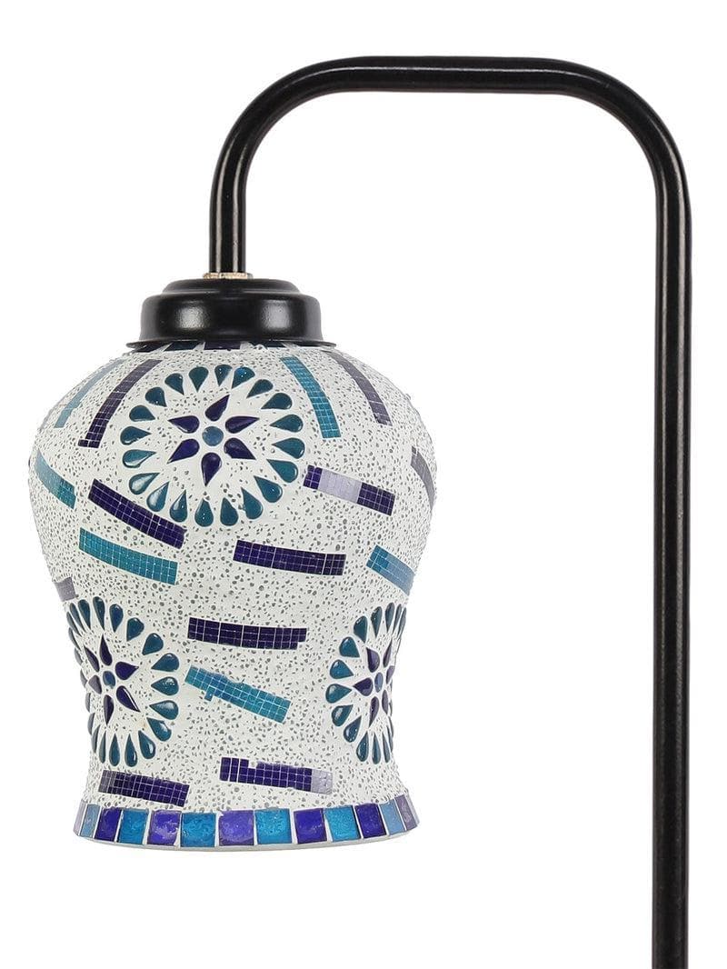 Buy Blue Mosaic Arch Table Lamp Table Lamp from Vaaree