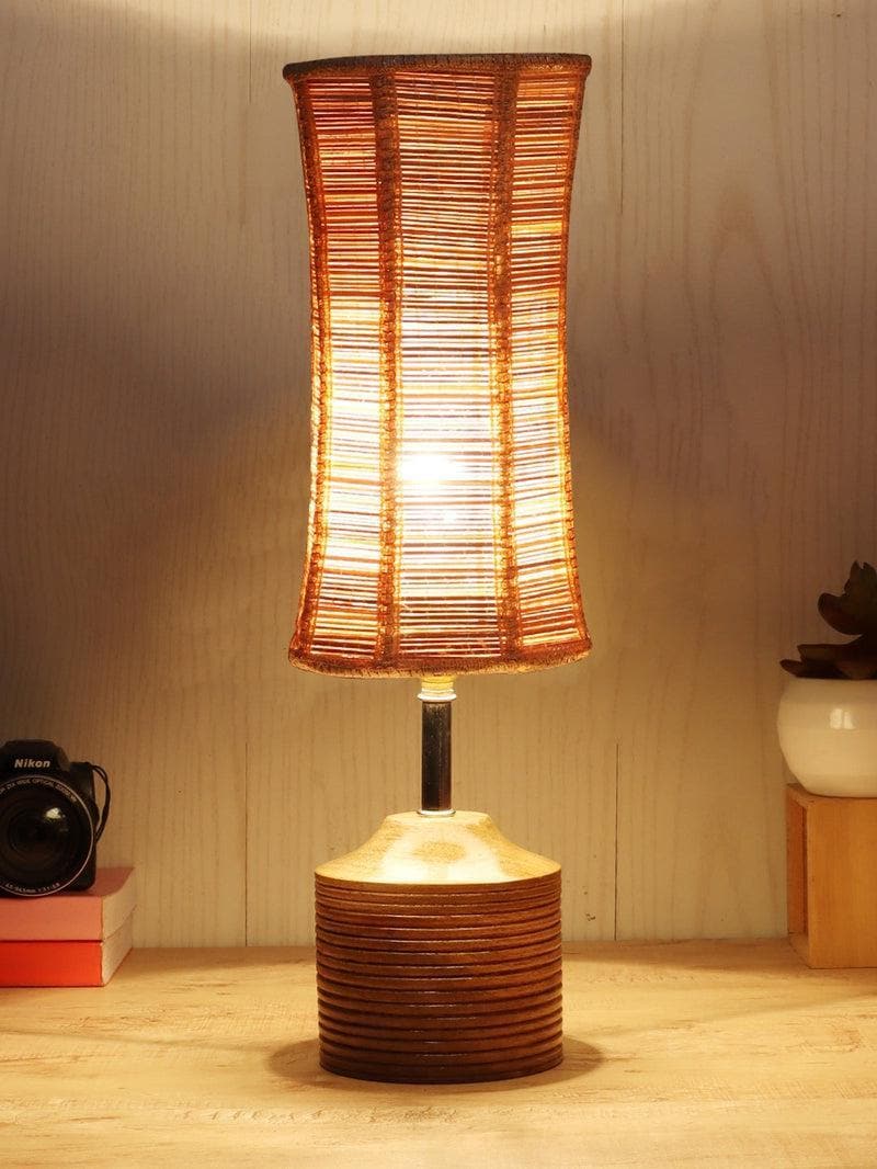 Buy Cane-Cane Table Lamp Table Lamp from Vaaree