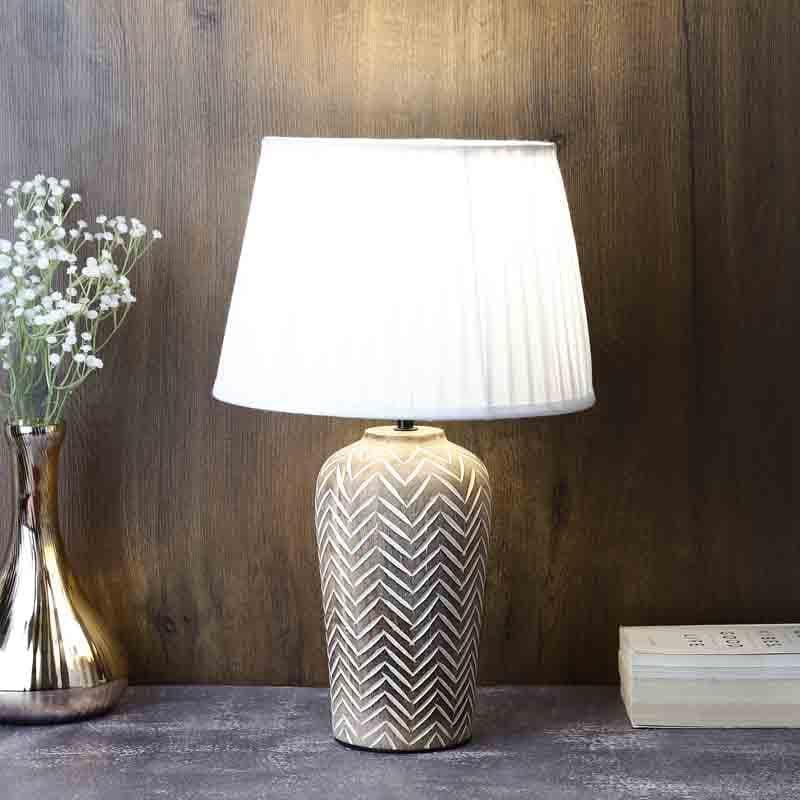 Buy Chevvy Table Lamp Table Lamp from Vaaree